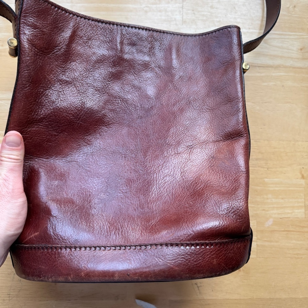 Vintage Barantani Italian Leather Crossbody Bag - Picture 3 of 16